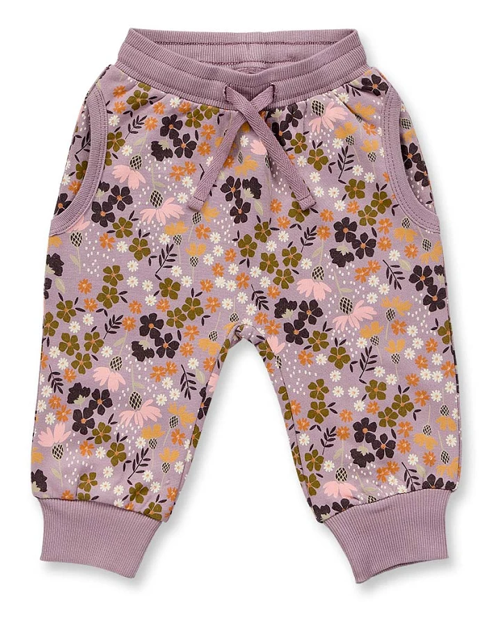 Baby Sweathose mit Blumendruck, Modell NEVIN