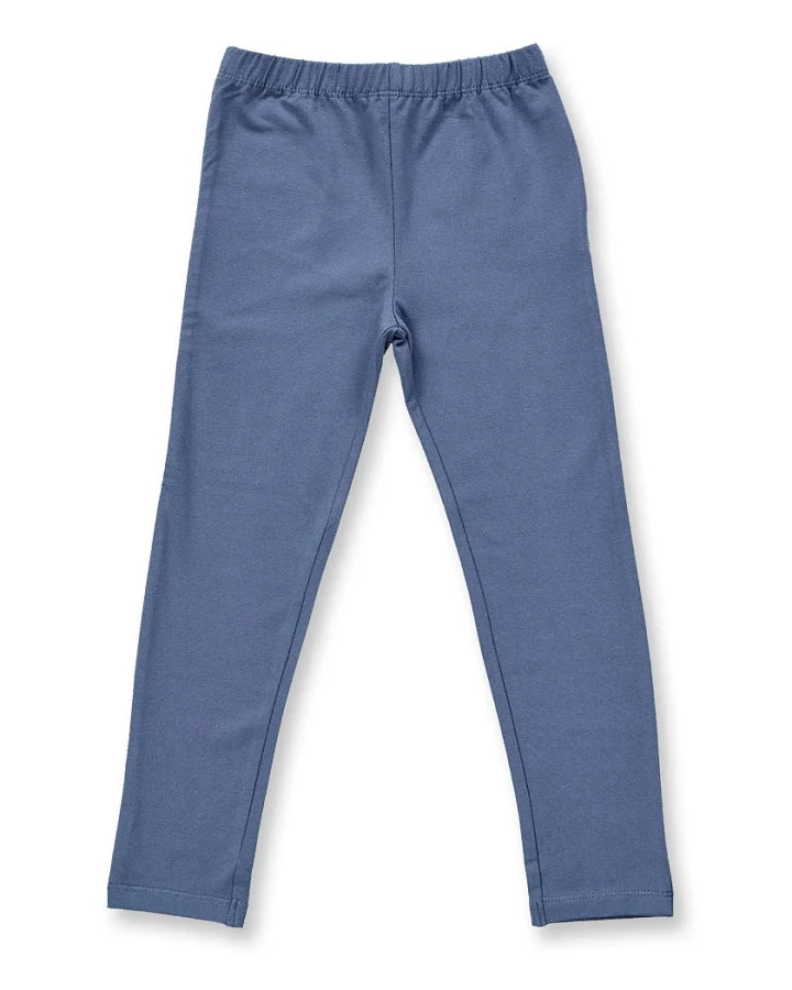 Mädchen Leggins in blaugrau, Modell LINDA