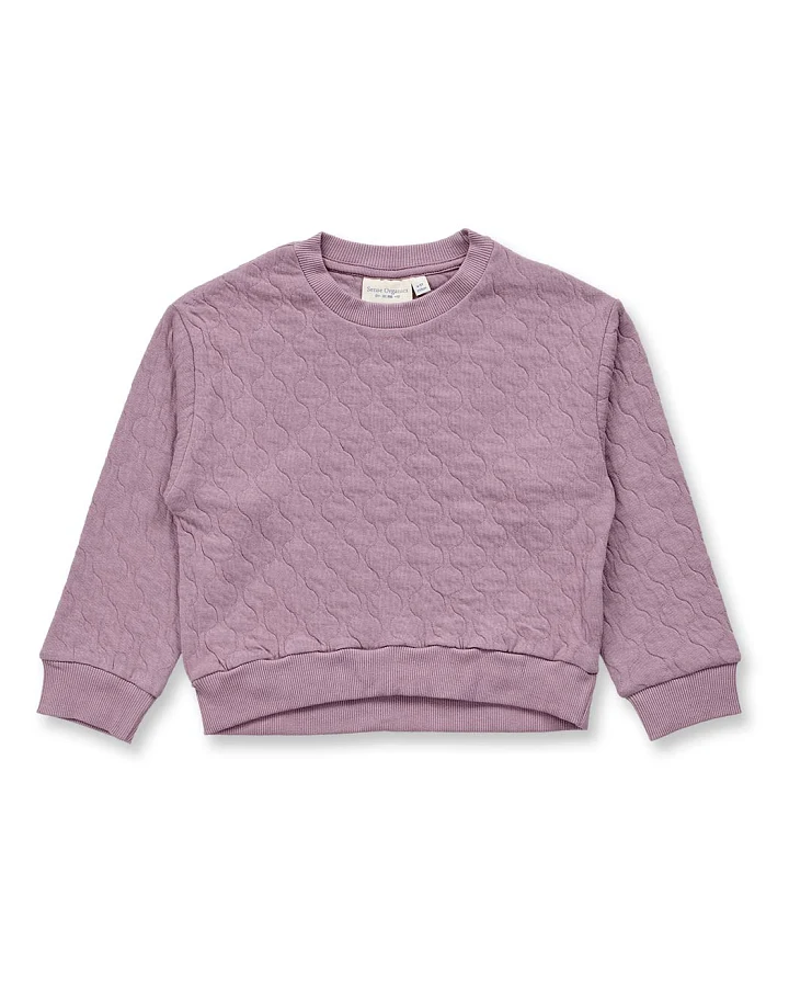 Kinder Sweatshirt in mauve, Modell AMILOO