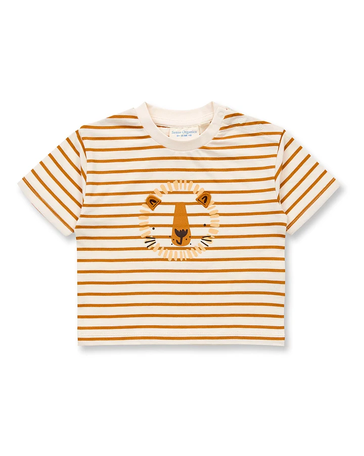 Baby T-Shirt mit Löwenmotiv, Modell ANTON