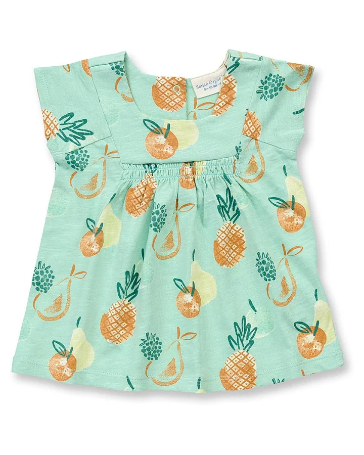 Baby Tunika mit Früchtedruck, Modell IRMA