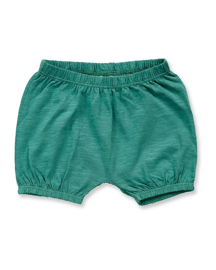 Baby Shorts in smaragdgrün, Modell MAYA