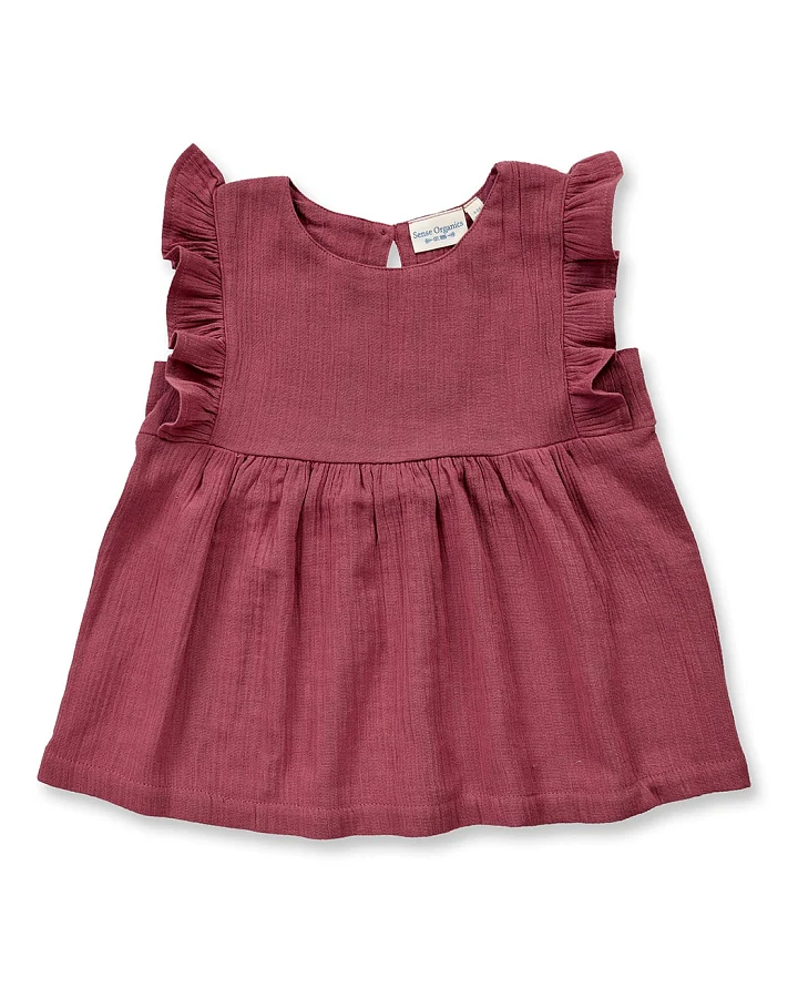 Babybluse in rosenbraun, Modell ASTA