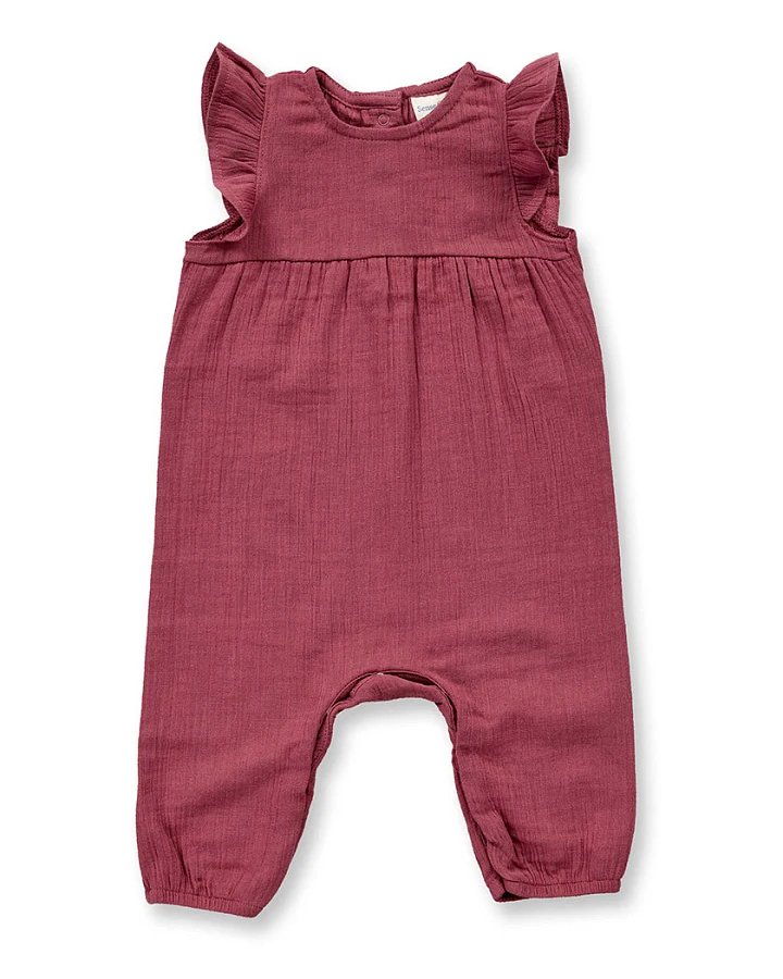 Baby Overall in rosenbraun, Modell MARLI