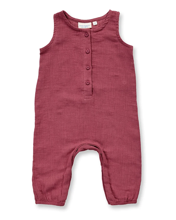 Baby Overall in rosenbraun, Modell MARIS