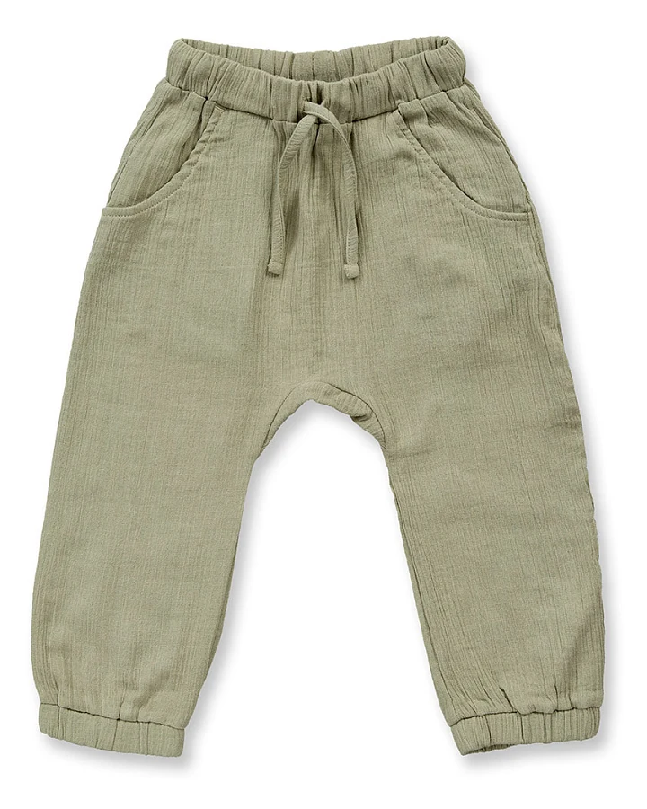 Kinderhose in seegrasgrün, Modell LOKI