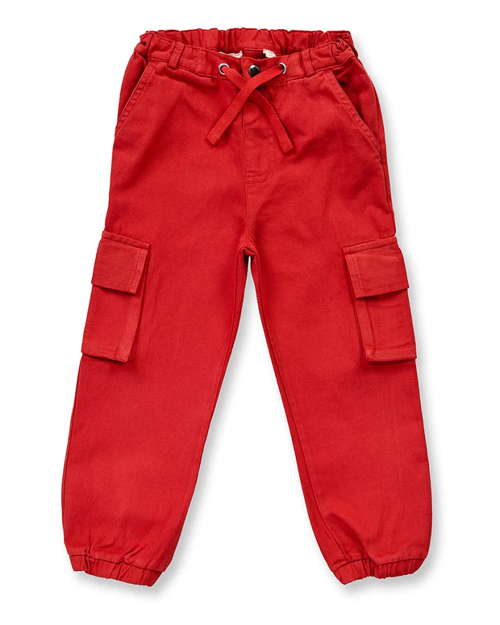 Kinderhose in rostrot, Modell MAILO