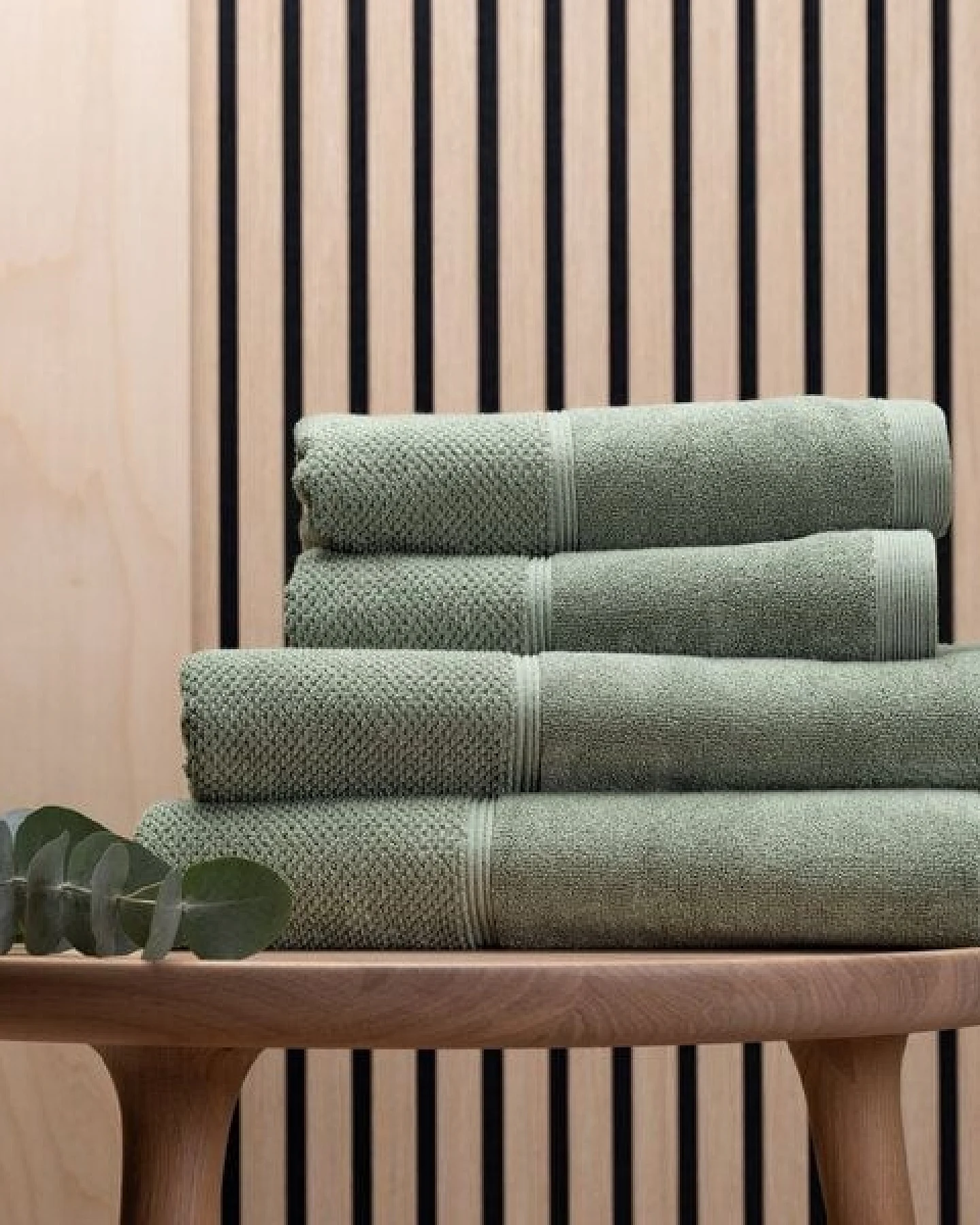 Kushel Towels The Hand & Hair Set - Handtuchset aus Biobaumwolle und Holzfaser – Ansicht 3