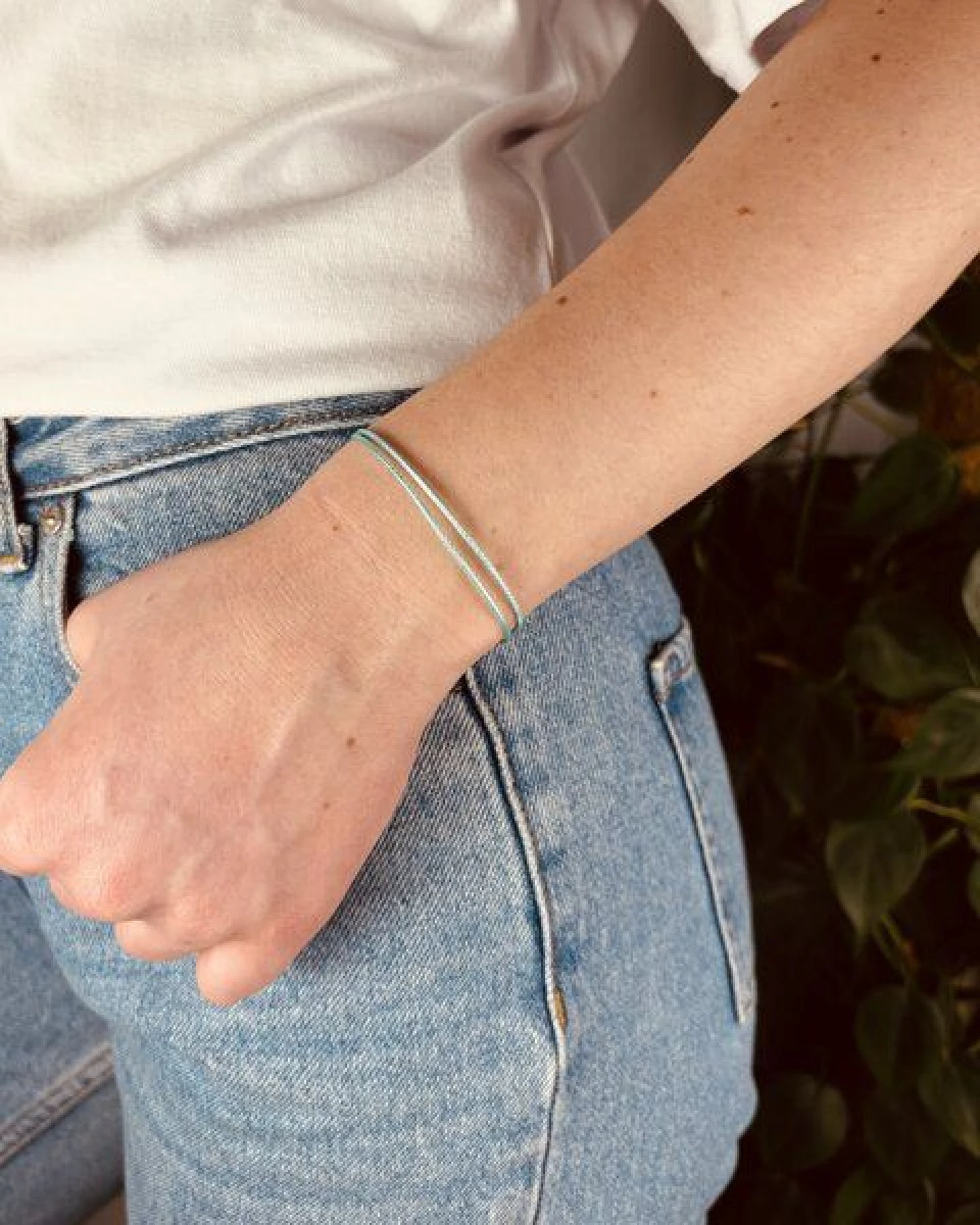 Purewater Upcycling-Armband aus Kiteleinen (Unisex) – Ansicht 2