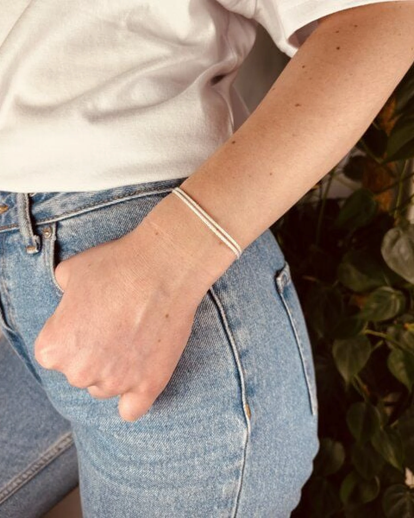 Purewater Upcycling-Armband aus Kiteleinen (Unisex) – Ansicht 2