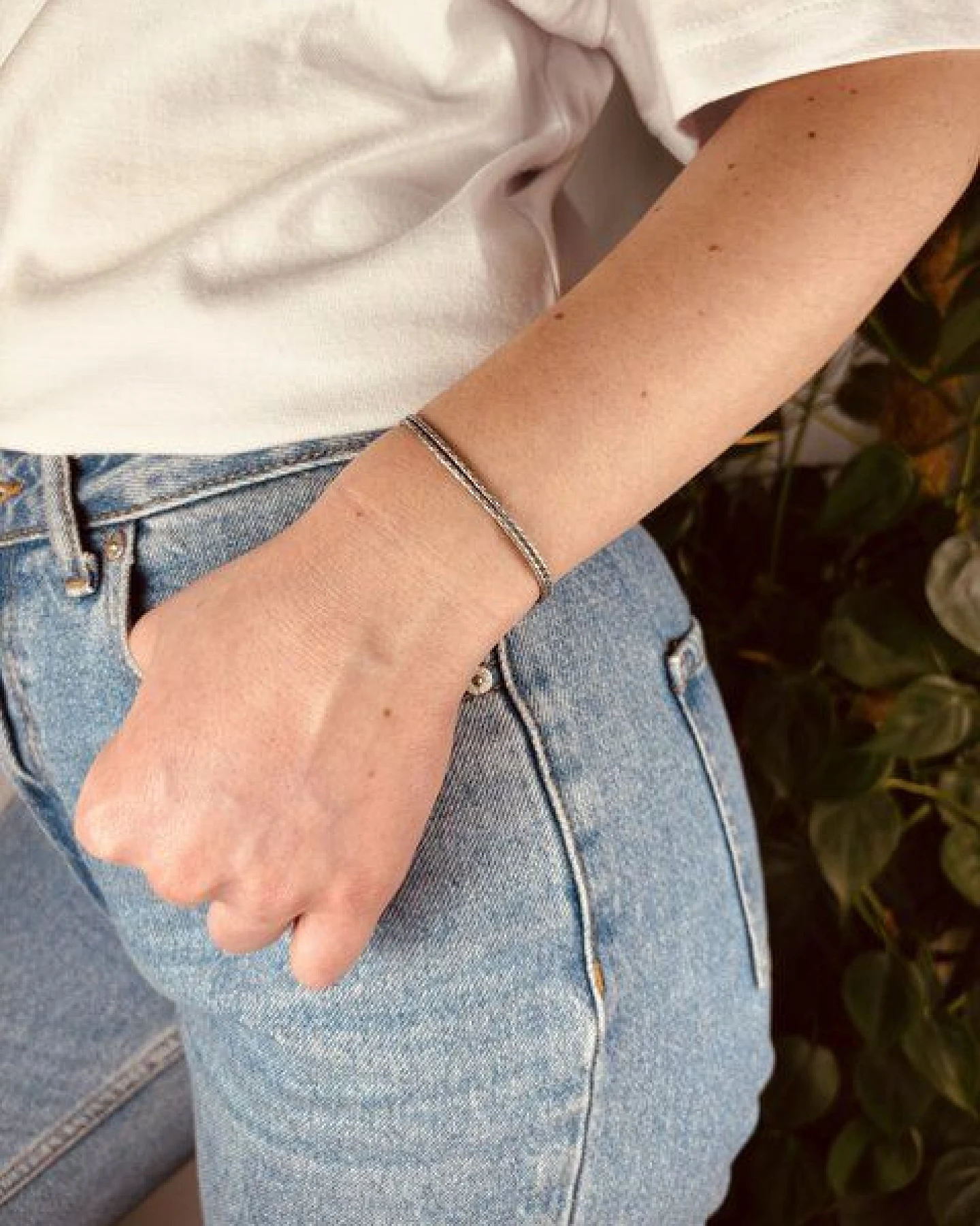 Purewater Upcycling-Armband aus Kiteleinen (Unisex) – Ansicht 2