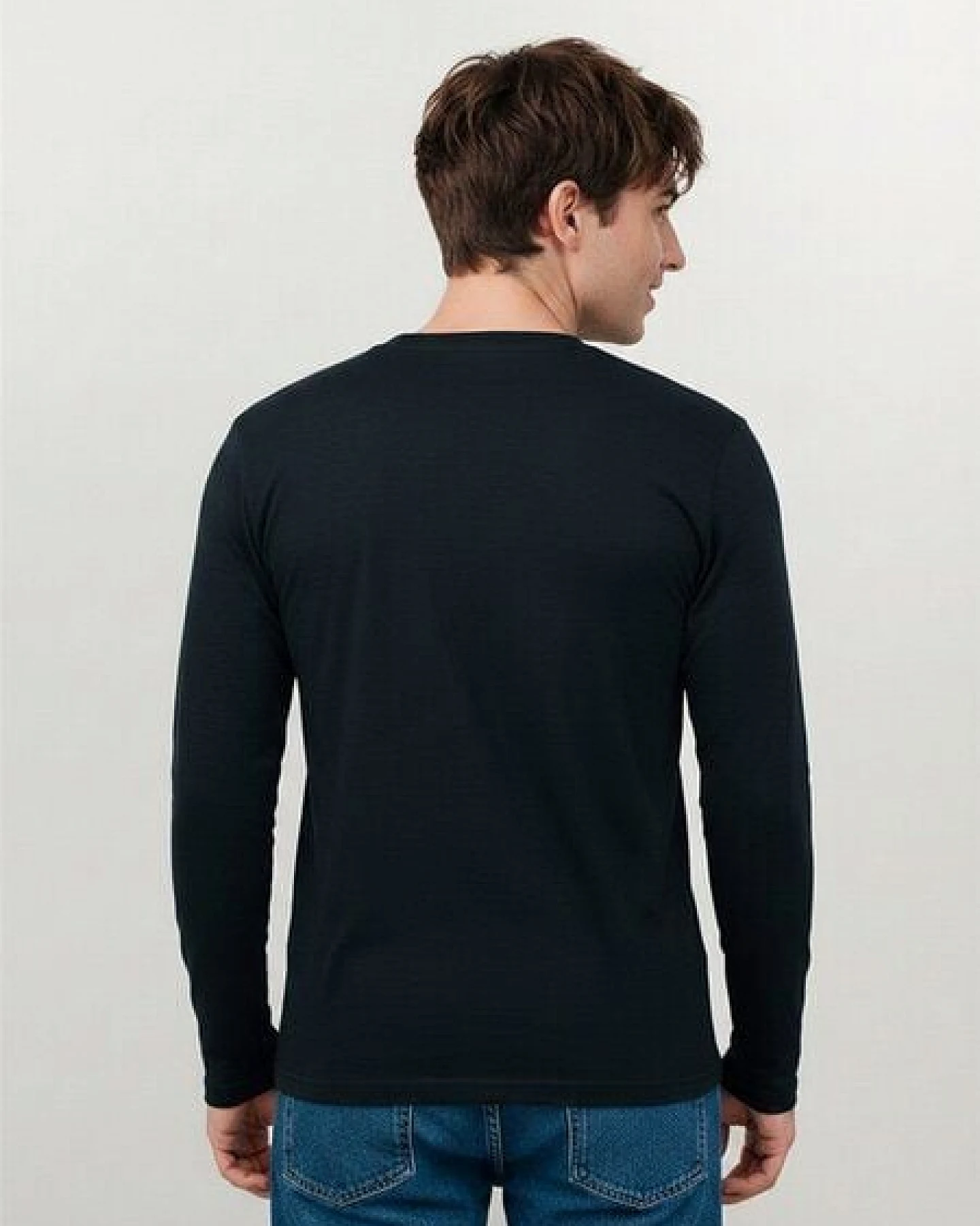 GREENBOMB Basic Base - Funktionales Longsleeve aus Merino-Wolle / Fair & Vegan – Ansicht 4