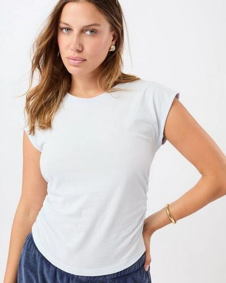 Mandala Side Ruffled Top