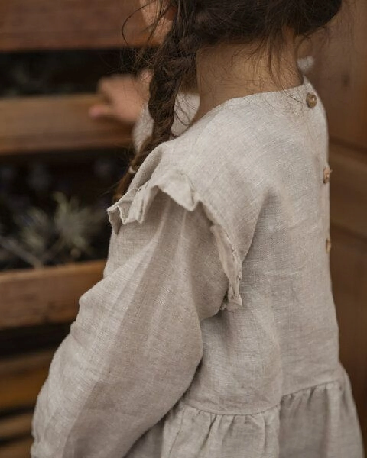 Matona Bluse aus Leinen für Kinder / Playful Blouse – Ansicht 4