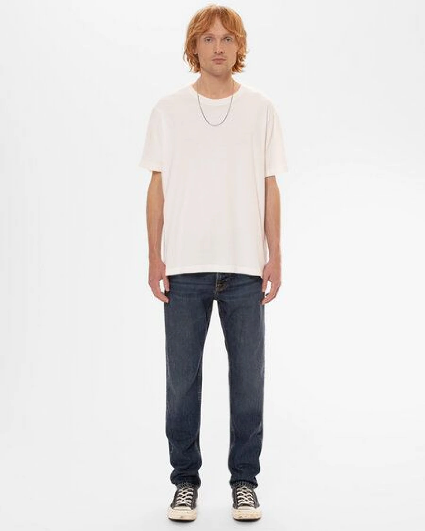 Nudie Jeans Jeans Steady Eddie II Blue Soil – Ansicht 3