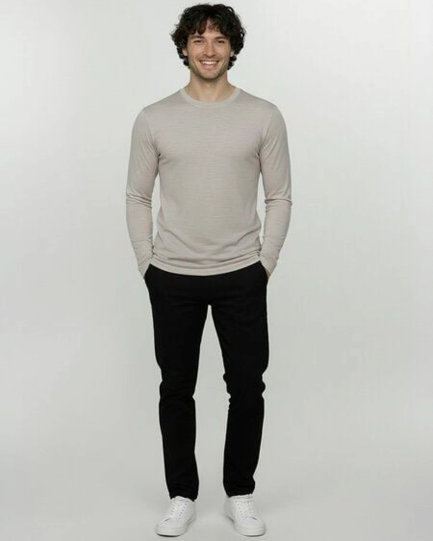 GREENBOMB Basic Base - Funktionales Longsleeve aus Merino-Wolle / Fair & Vegan – Ansicht 3