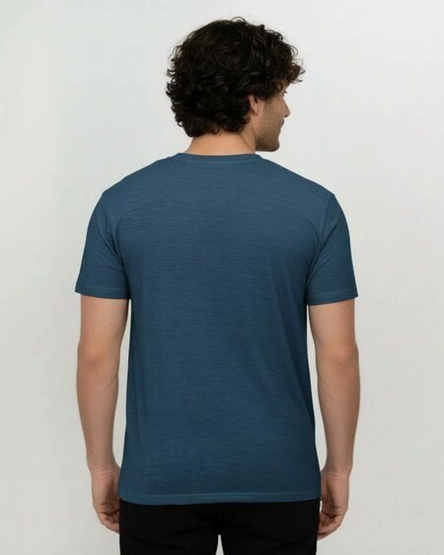 GREENBOMB Bike Mountain Loom - Funktionales T-Shirt aus Merino-Wolle / hochwertiger Print / Fair & Vegan – Ansicht 4