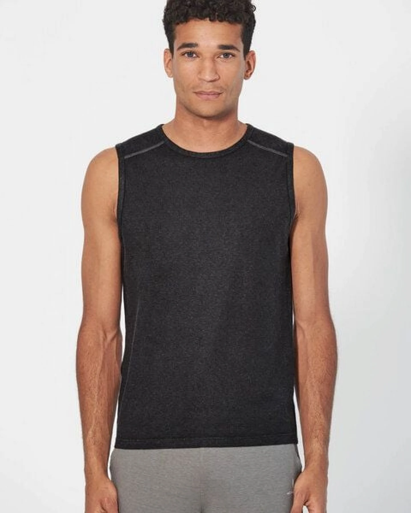 HempAge Herren Yoga Tank Top Hanf/Biobaumwolle – Ansicht 2