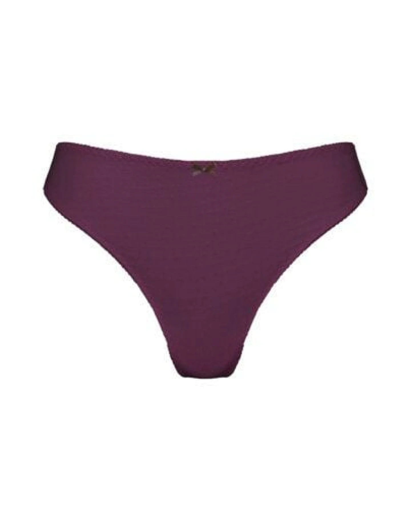 Nénés Zeitloser Slip mit hoher Taille – Pflaume – Ansicht 4
