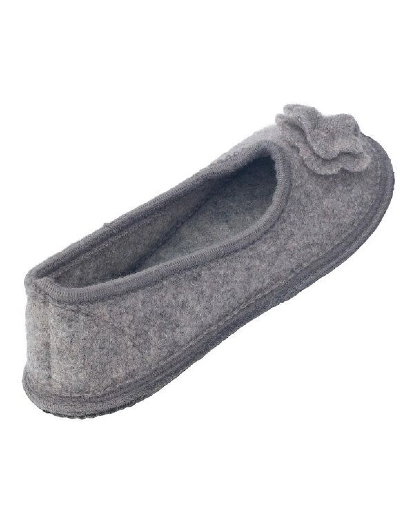 Bacinas Warme Ballerina Hausschuhe Damen Schurwolle Wollwalk Filzsohle – Ansicht 3