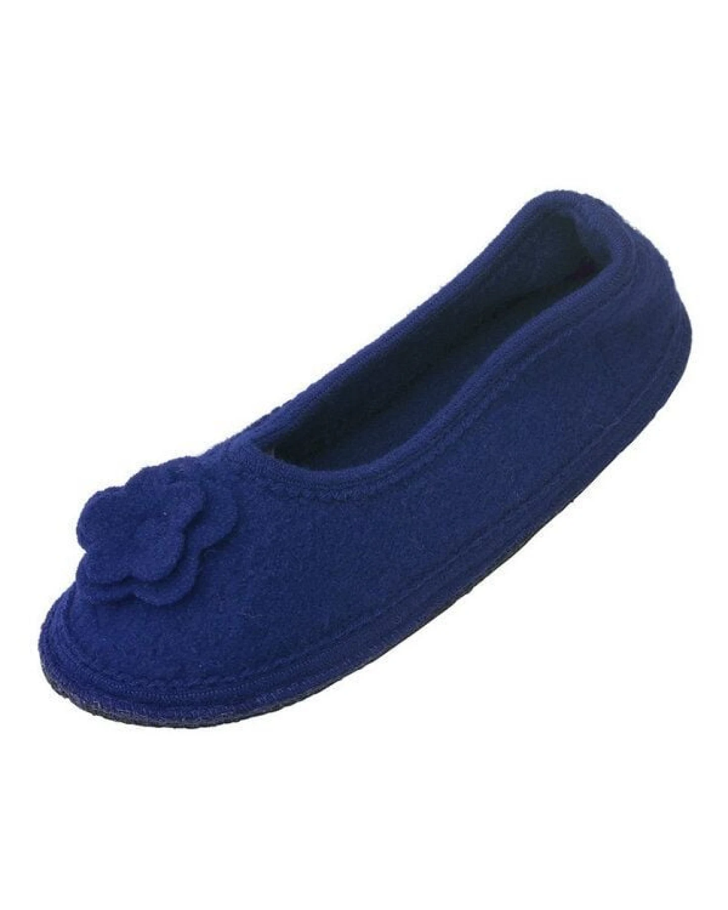 Bacinas Warme Ballerina Hausschuhe Damen Schurwolle Wollwalk Filzsohle – Ansicht 2