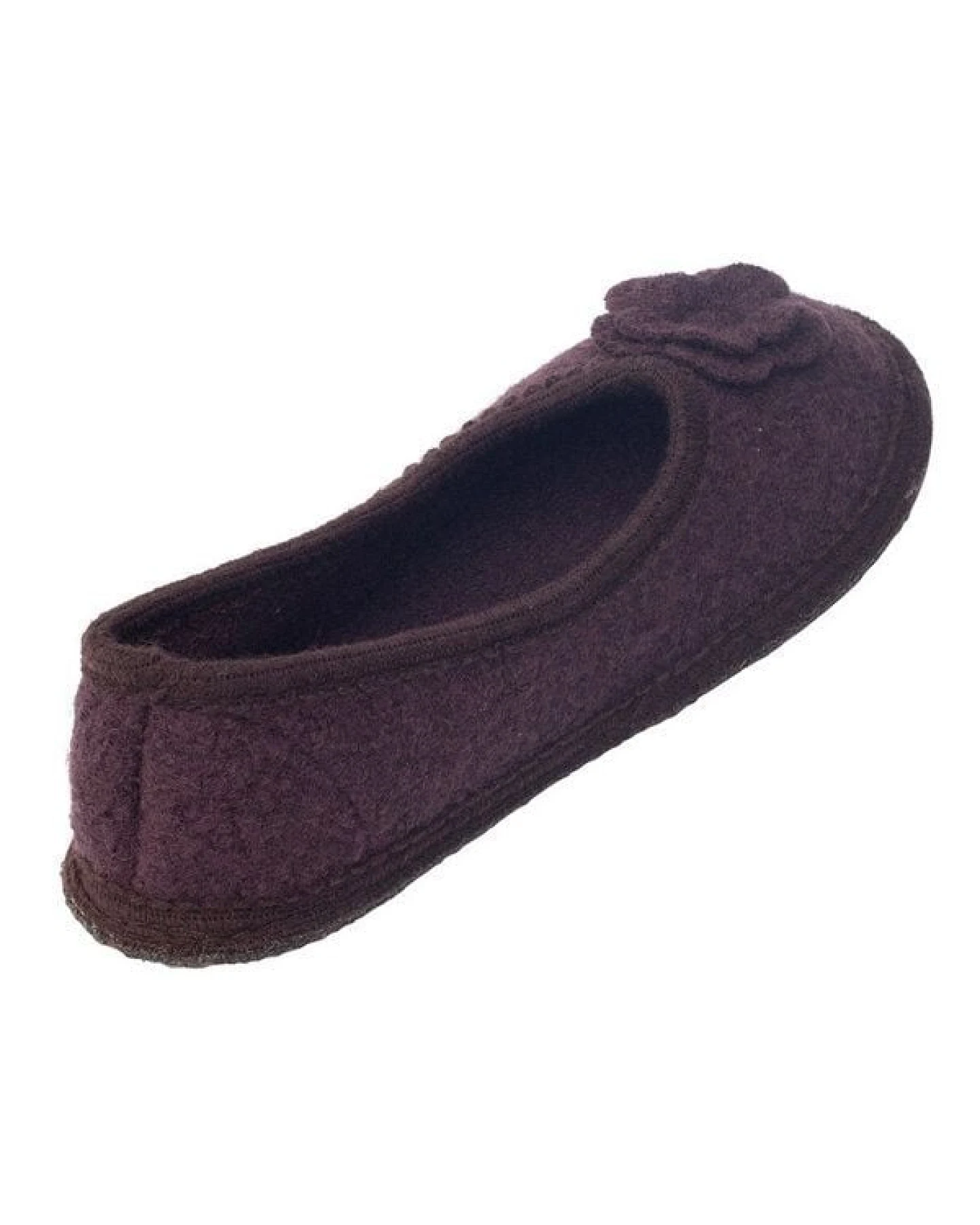 Bacinas Warme Ballerina Hausschuhe Damen Schurwolle Wollwalk Filzsohle – Ansicht 3