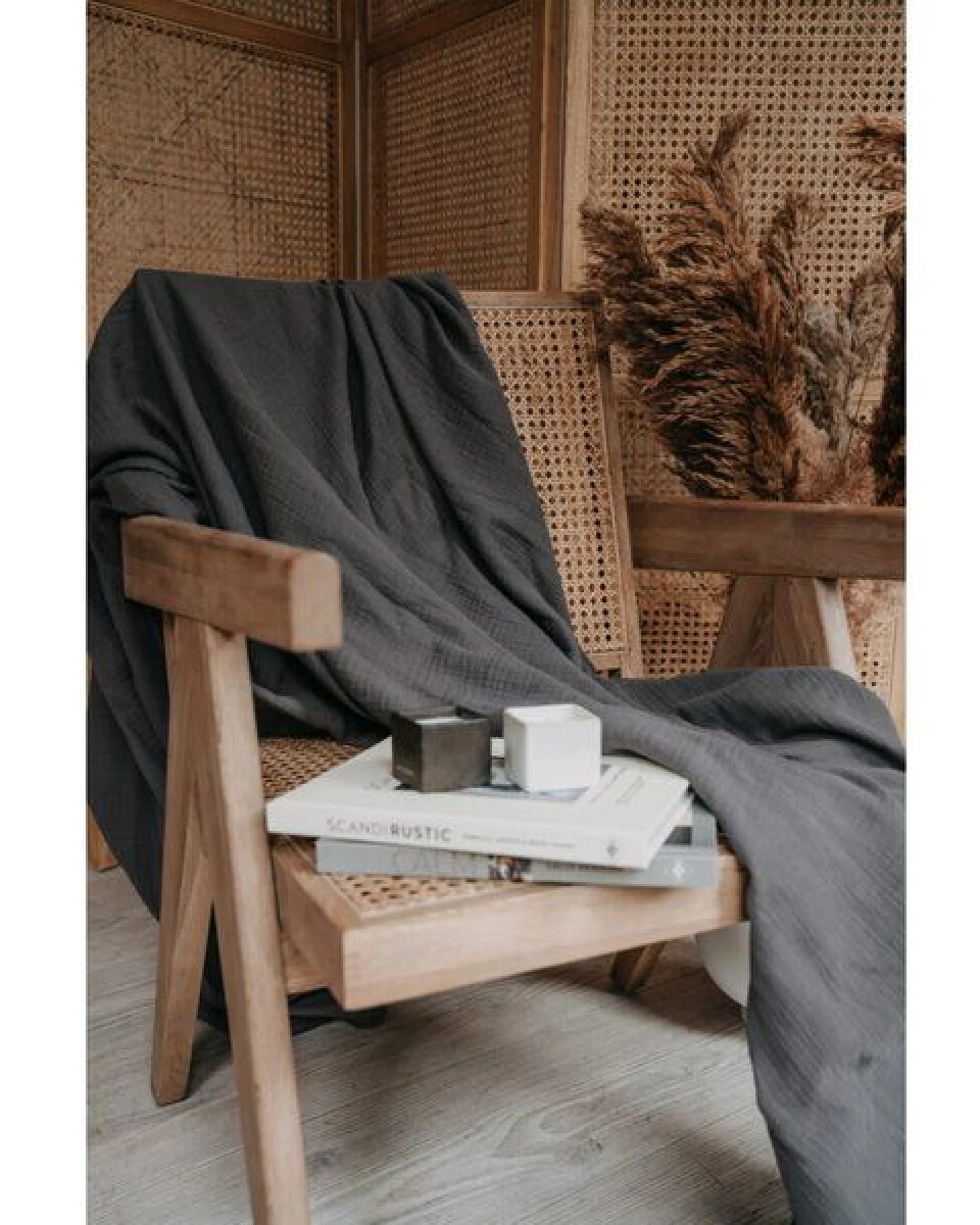 Hutch&Putch Musselin-Sommerbundle für warme Nächte (Sommerdecke 200x135 + Kopfkissenbezug nach Wahl) aus 100% Bio-Baumwolle - Handmade in Germany – Ansicht 2