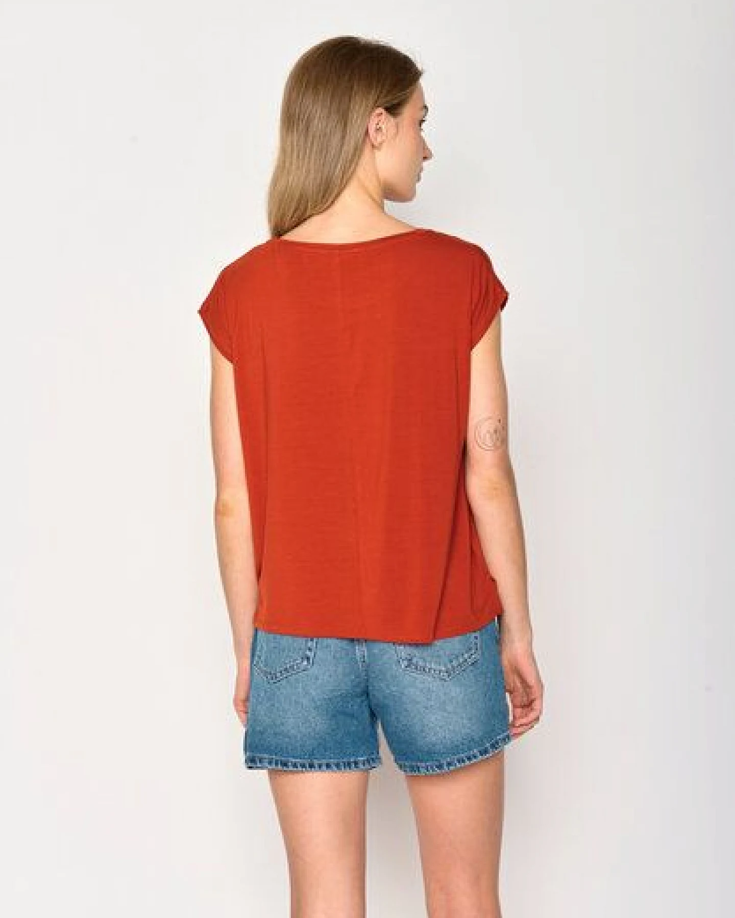 GREENBOMB Print T-Shirt Bike Strawberry Timid – Ansicht 3
