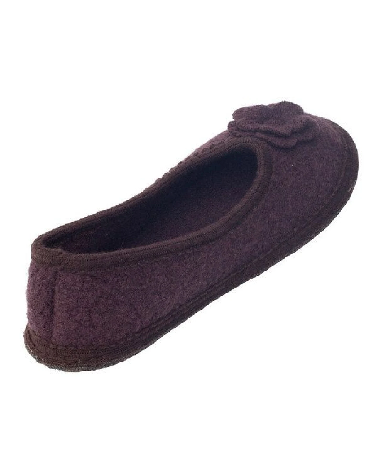Bacinas Warme Ballerina Hausschuhe Damen Schurwolle Wollwalk Filzsohle – Ansicht 3