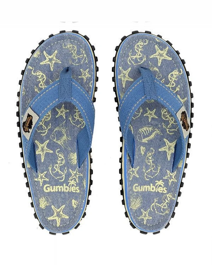 GUMBIES Seashells – Nachhaltige Zehen-Sandalen für Frauen und Männer