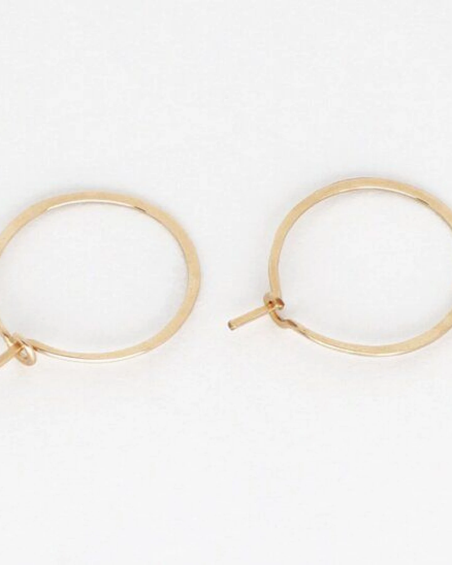 BELLYBIRD Jewellery CREOLEN - Kreis, gehämmert, S/M/L – Ansicht 3