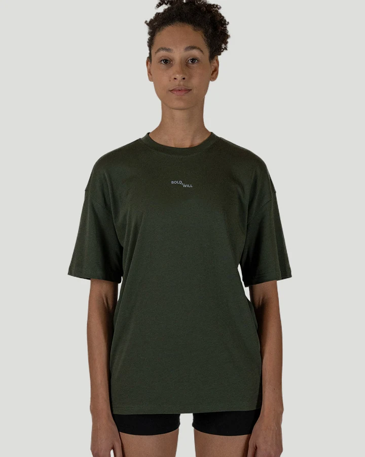 Boldwill Damen vegan T-Shirt Waldgrün
