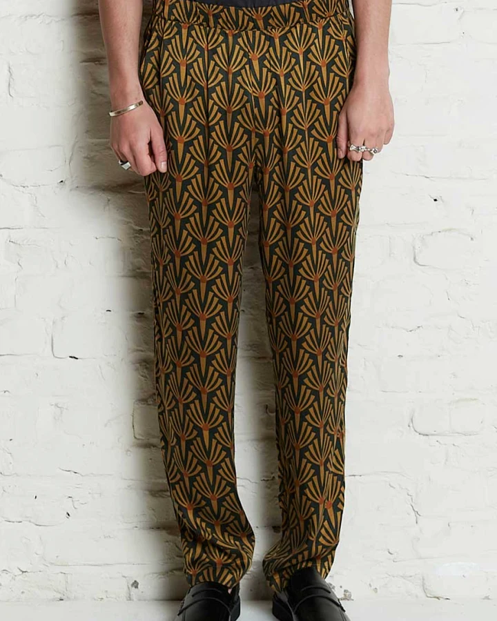 Yahmo Herren vegan Hose Walter Artdeco