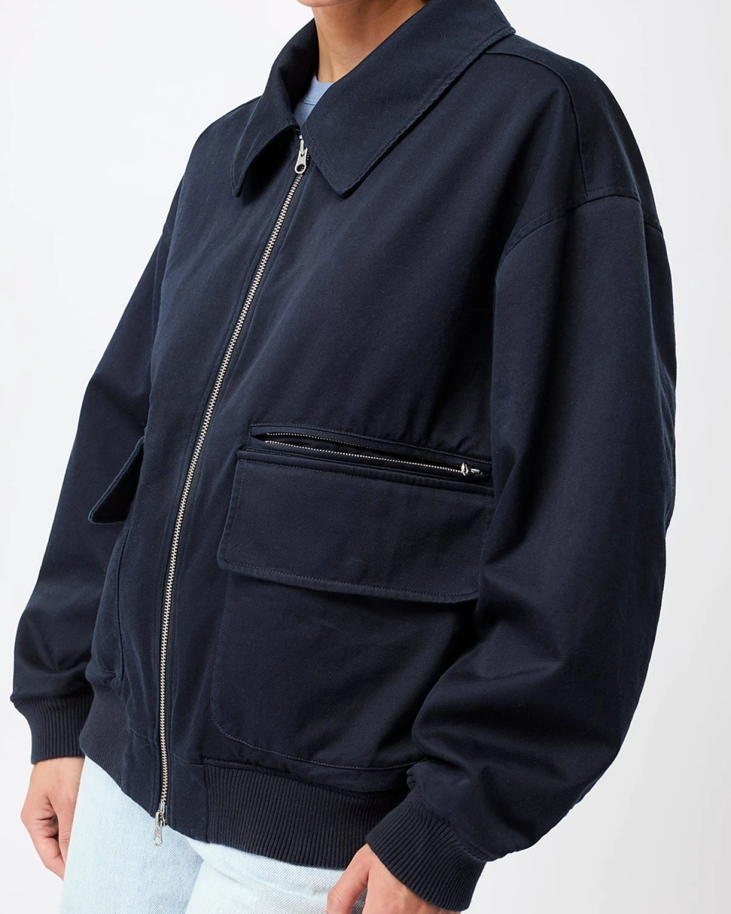 Blouson Clane Blau – Ansicht 4