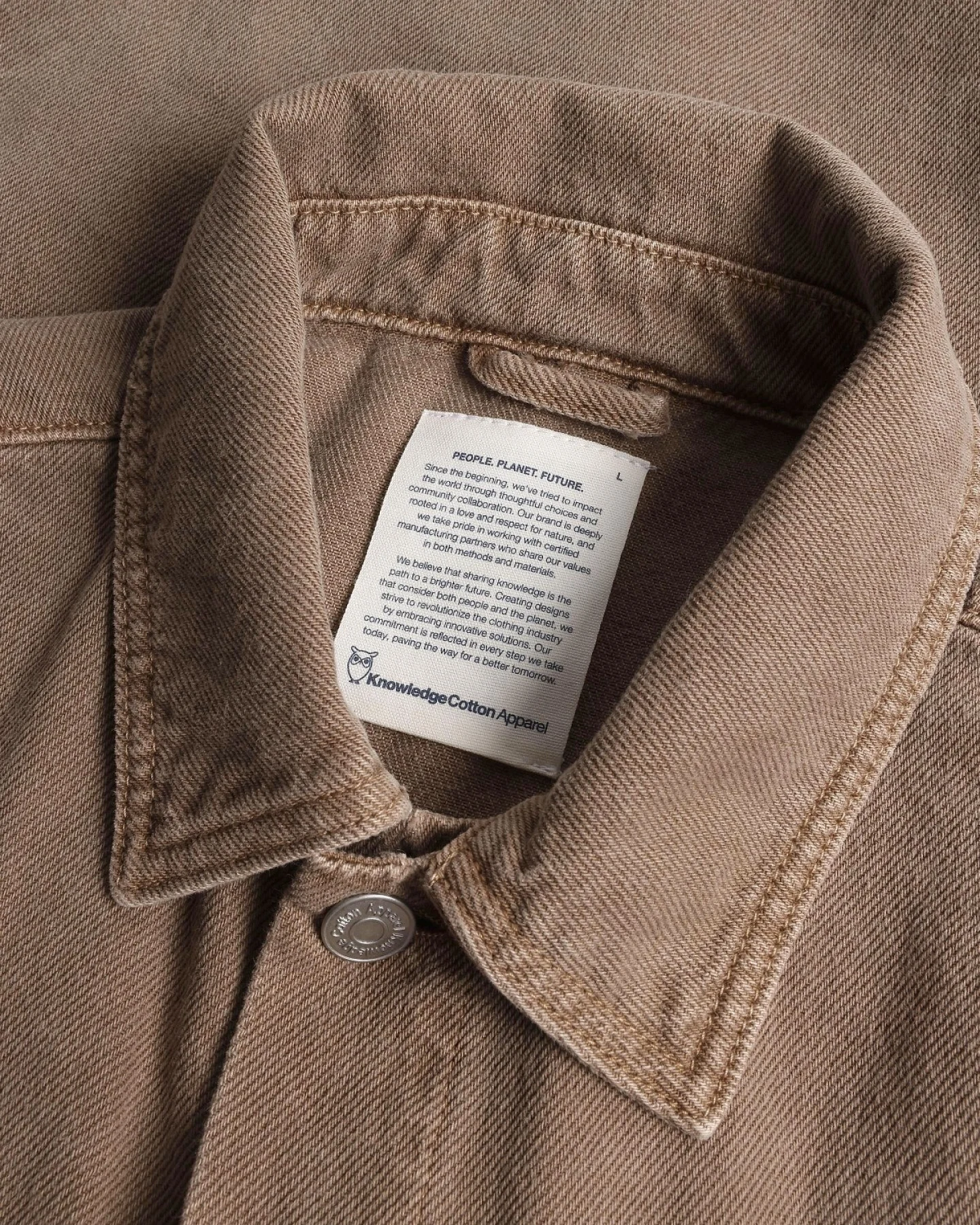 Jacke Raw Twill Workwear Braun – Ansicht 3
