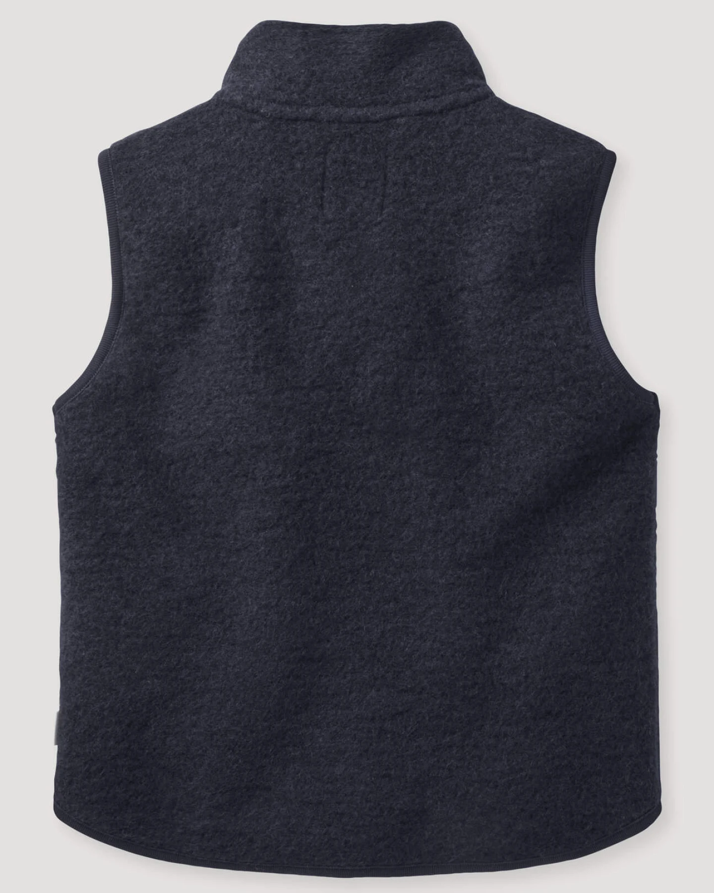 hessnatur Kinder Wollfleece Weste aus Bio-Merinowolle - blau - Größe 158/164 – Ansicht 2