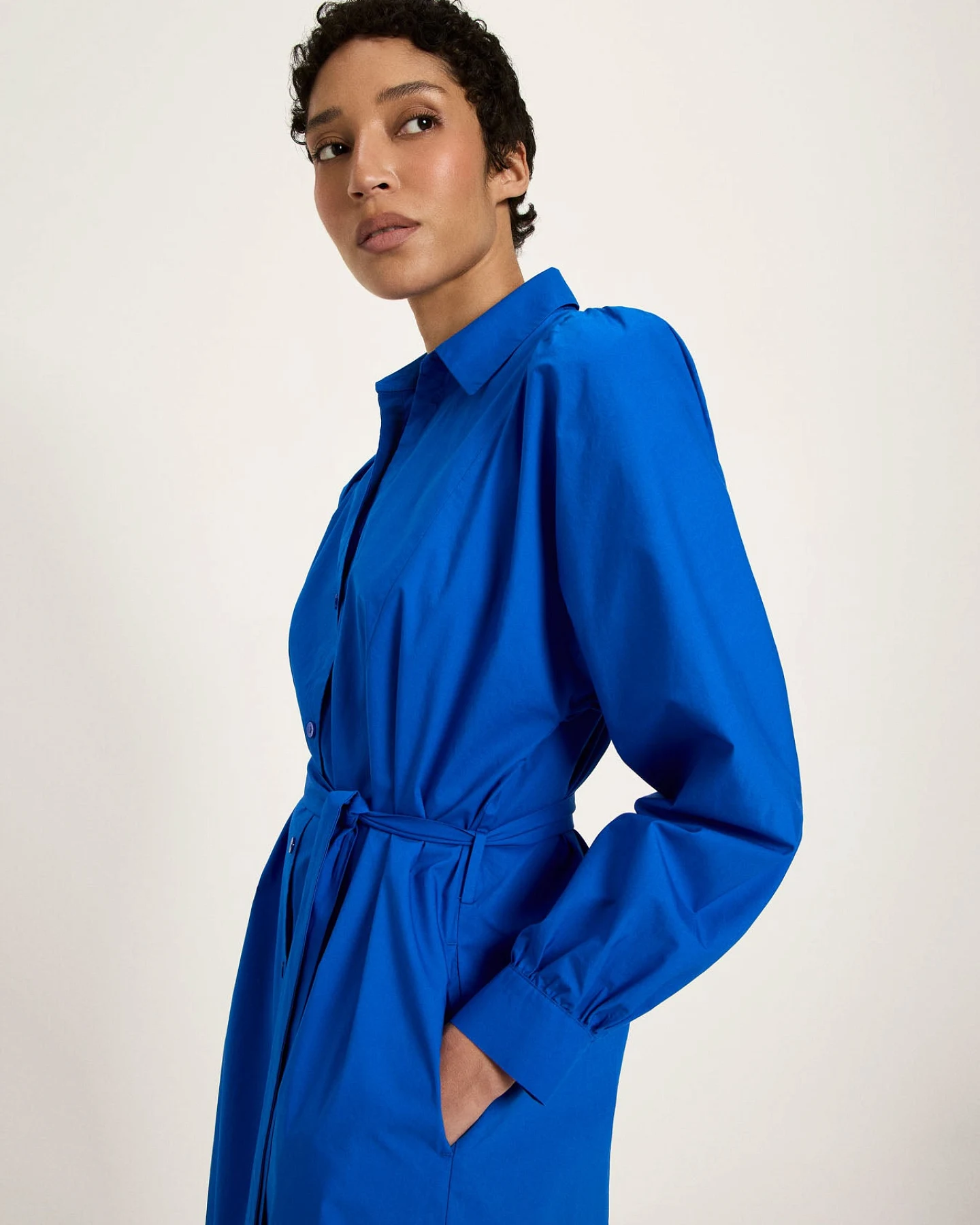 Kleid mit Kräuseln (GOTS) – Ansicht 4