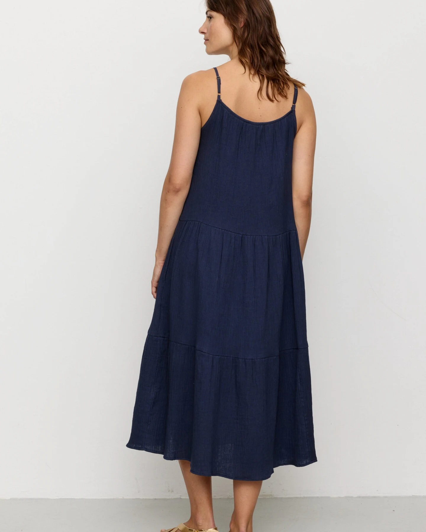 Recolution Damen vegan Kleid Felicia Navy – Ansicht 2