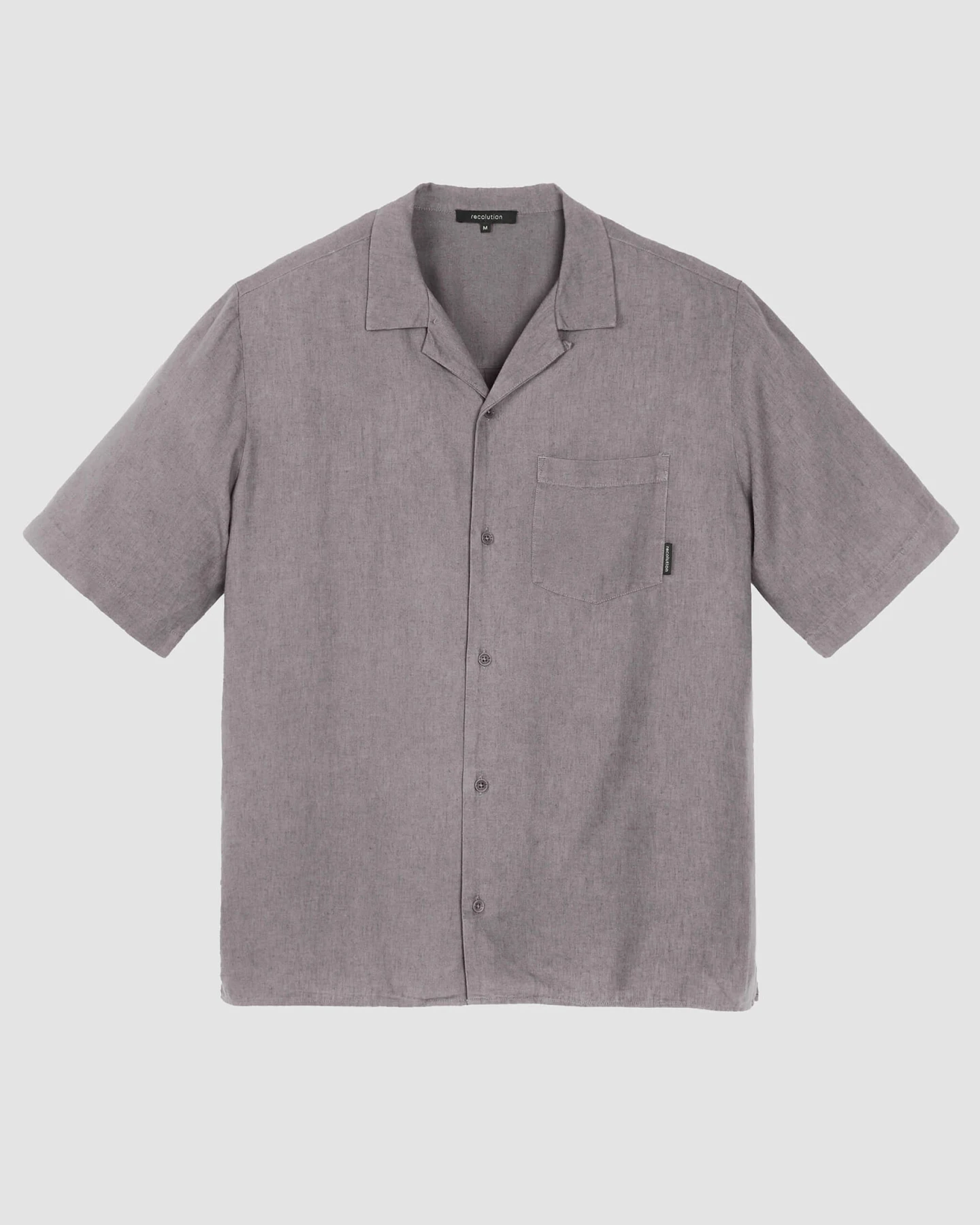 Recolution Herren vegan Shirt Cactus Greige – Ansicht 2