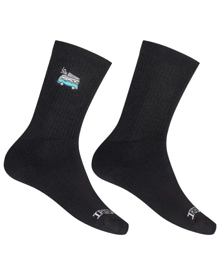 Iriedaily - Smokin Van Socks - Multifunktionssocken Gr 39-42 schwarz