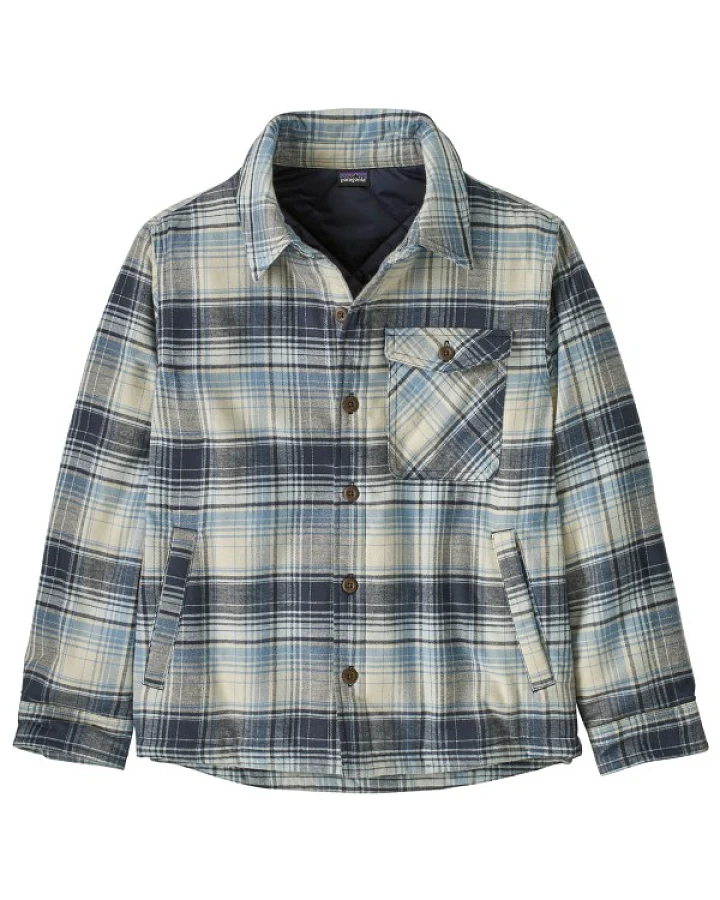 Patagonia - Kid's Lightweight Insulated Fjord Jacket - Hemd Gr XXL grau