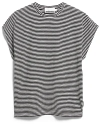 Produktseite: ARMEDANGELS - Women's Slub Jersey Stripe - T-Shirt Gr S grau