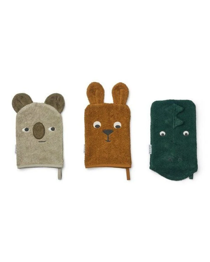 Liewood Sylvester 3er Set Waschlappen Aussie multi mix
