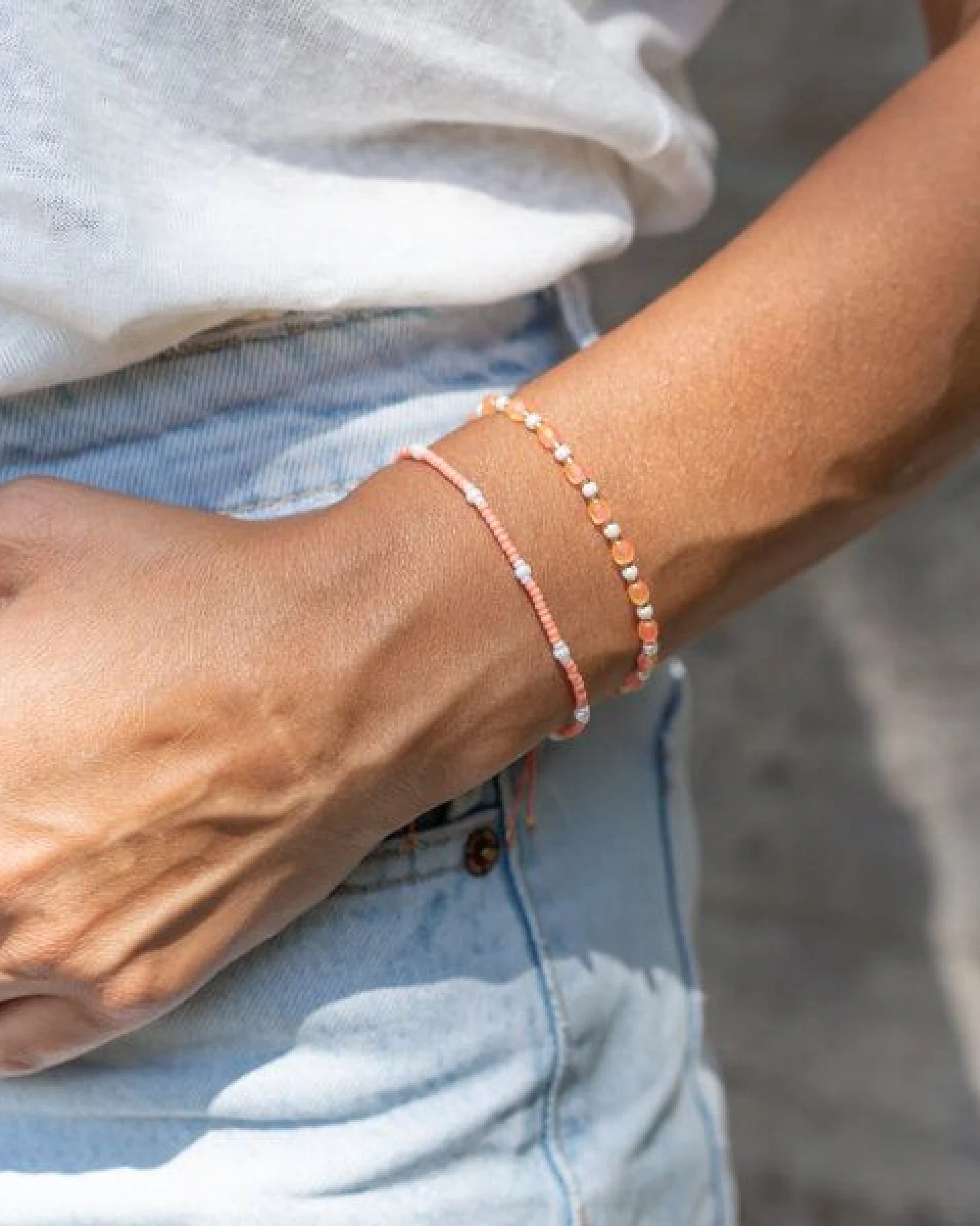juni Armbänder Set "Summertime" - handgemacht in Deutschland – Ansicht 2