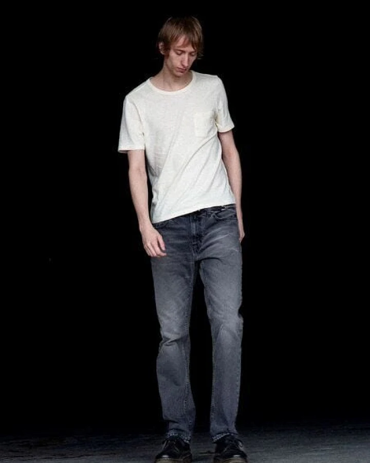 Nudie Jeans Gritty Jackson - grey lake