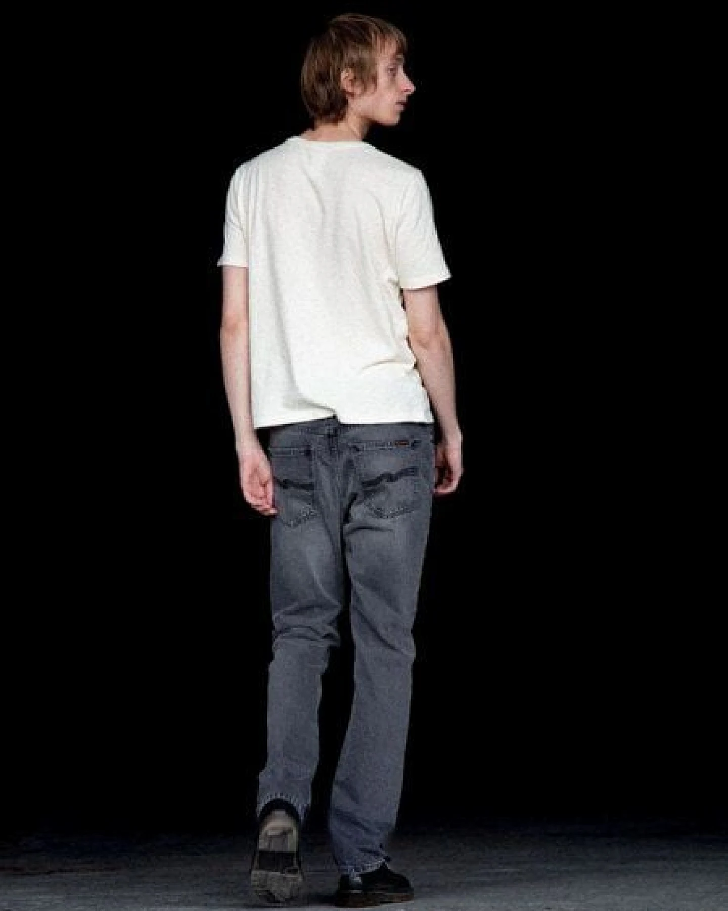 Nudie Jeans Gritty Jackson - grey lake – Ansicht 3