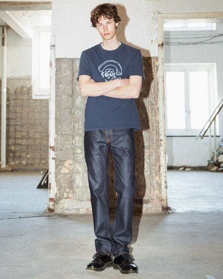 Nudie Jeans Gritty Jackson Blue Dry Two