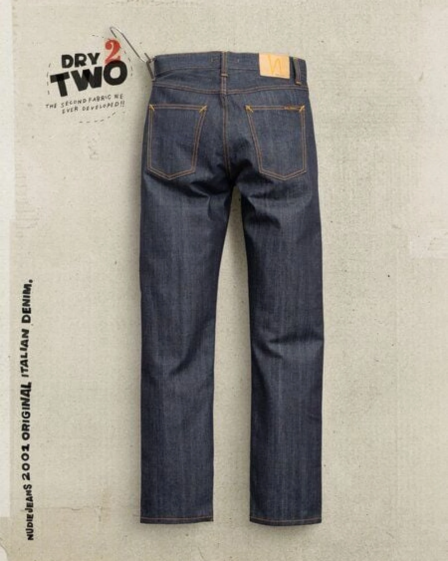 Nudie Jeans Gritty Jackson Blue Dry Two – Ansicht 3