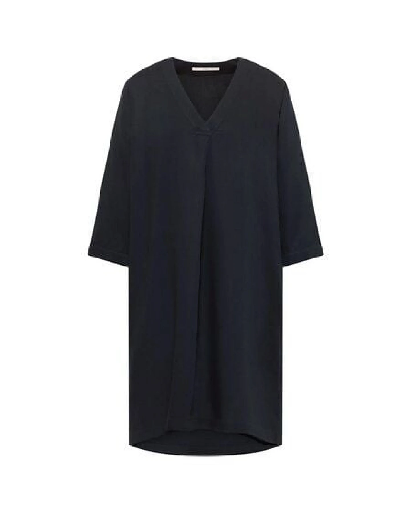 LANIUS Tencel Kleid mit V-Ausschnitt – Ansicht 4
