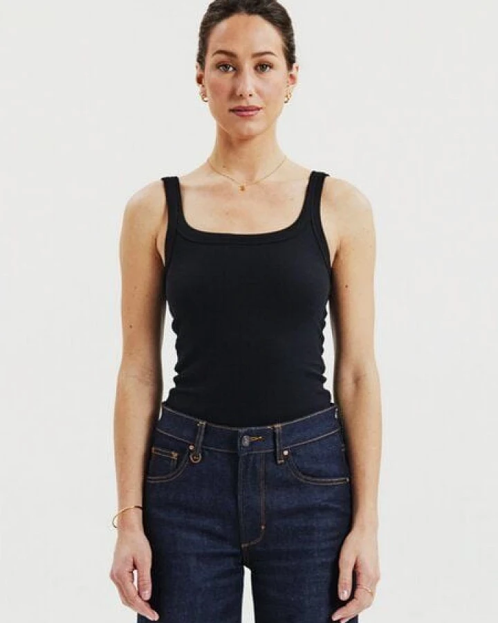 Bread & Boxers Top Modell: Singlet Ribbed GOTS